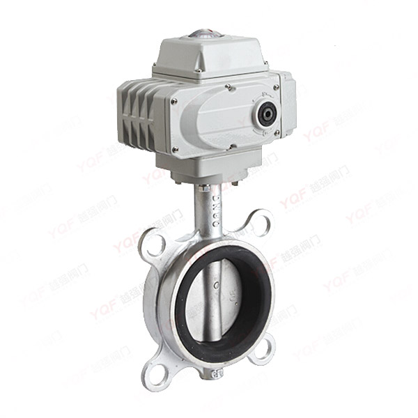 電動全不銹鋼對夾蝶閥