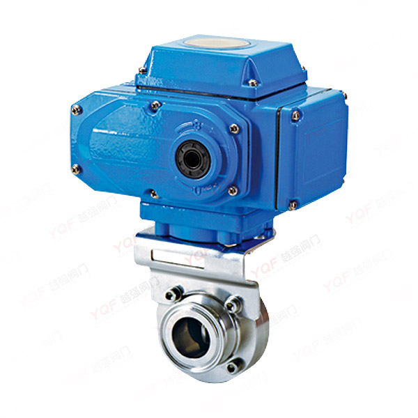 電動衛生級快裝蝶閥