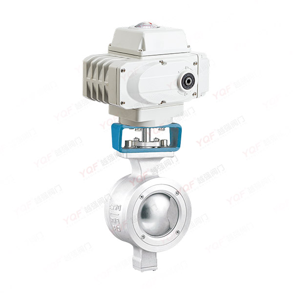 電動V型切斷球閥