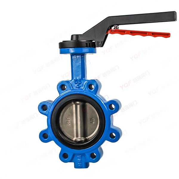 手動襯膠對夾蝶閥